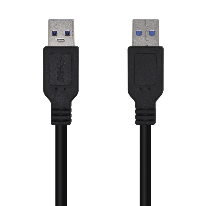 AISENS USB 3.0 Cable, Type A/M-A/M, Black, 2.0m