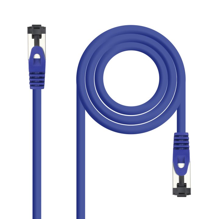 Nanocable Cat.8.1 2GHz LSZH SSTP AWG26 Patch Cable, Blue, 2 m