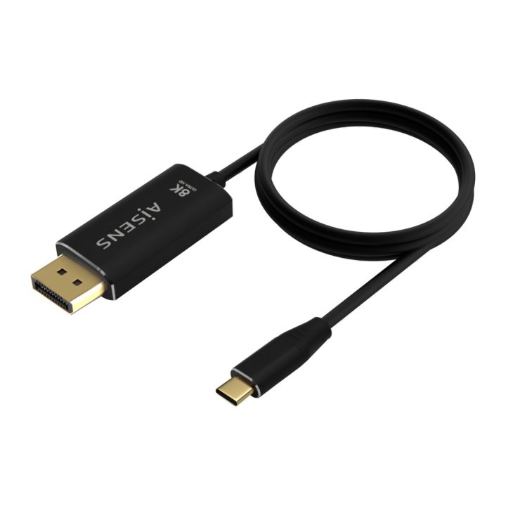 AISENS Cable Conversor Aluminio USB-C a Displayport 8K@60Hz…
