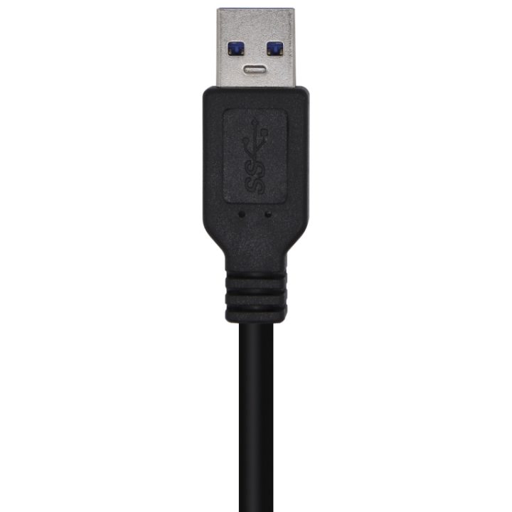AISENS USB 3.0 Cable, Type A/M-A/M, Black, 2.0m