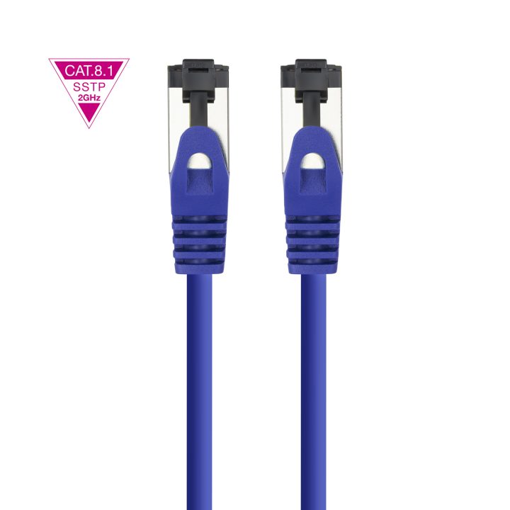 Nanocable Cat.8.1 2GHz LSZH SSTP AWG26 Patch Cable, Blue, 2 m