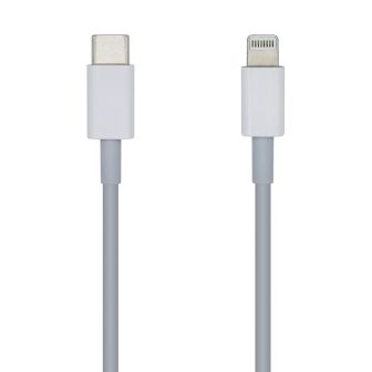 AISENS USB 2.0 Cable USB-C to Lightning PD 2A, Lightning/M-USB-C/M…