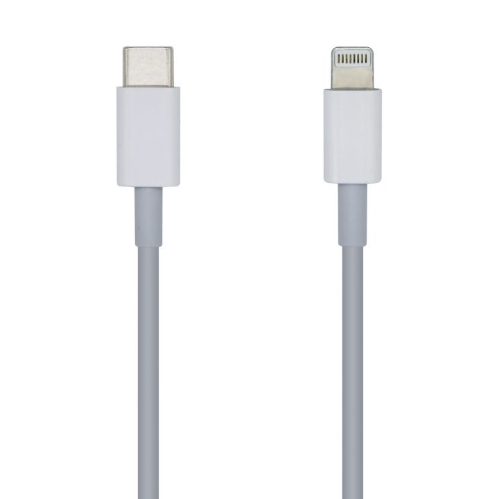 AISENS Cable USB 2.0 USB-С A Lightning PD 2A, Lightning/M-USB-С/M…