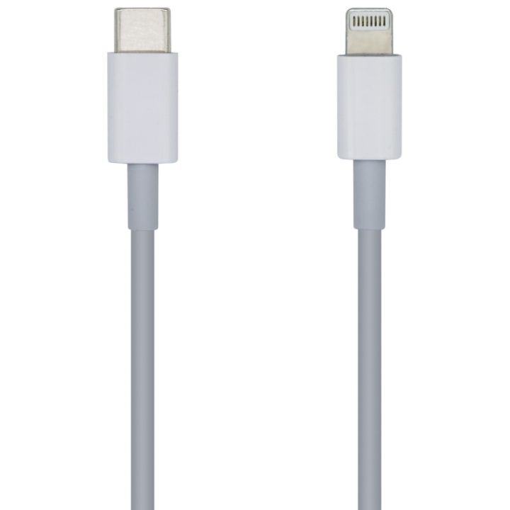 AISENS USB 2.0 Cable USB-C to Lightning PD 2A, Lightning/M-USB-C/M…