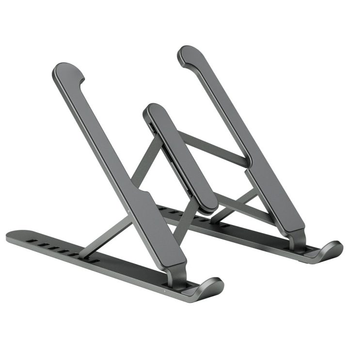 Suporte de secretária ajustável AISENS para portátil/tablet, cinzento…