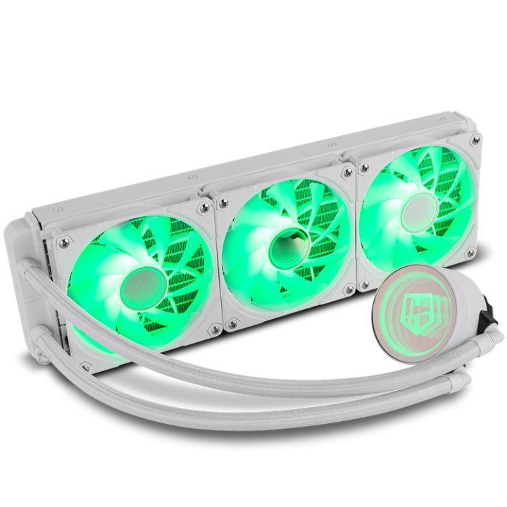 NOX HUMMER M-360 WHITE Liquid Cooling Kit (NXHUMMERM360ARGBW)