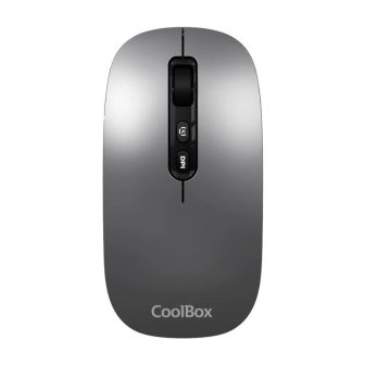 CoolBox W02 IA Wireless Rechargeable Mouse White 500mAh RF+BT 1600DPI…