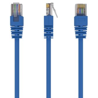 Gembird PP12-0.5M/B cable de red Azul 0,5 m Cat5e