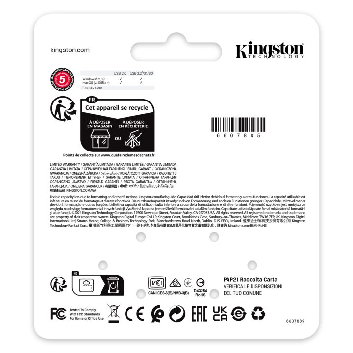 Kingston Technology DataTraveler 128 GB SE9 G3 - Dark Nickel