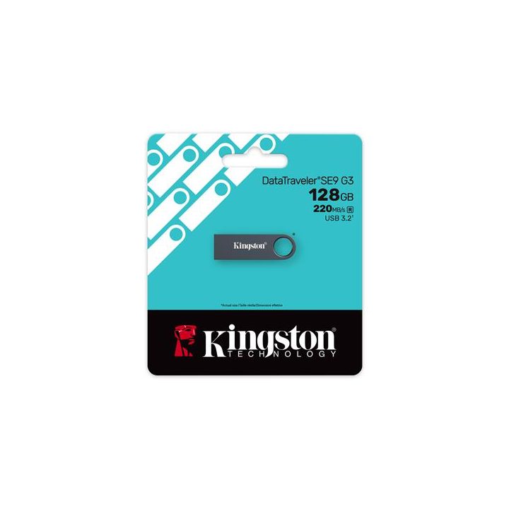 Kingston Technology DataTraveler 128 GB SE9 G3 - Níquel oscuro