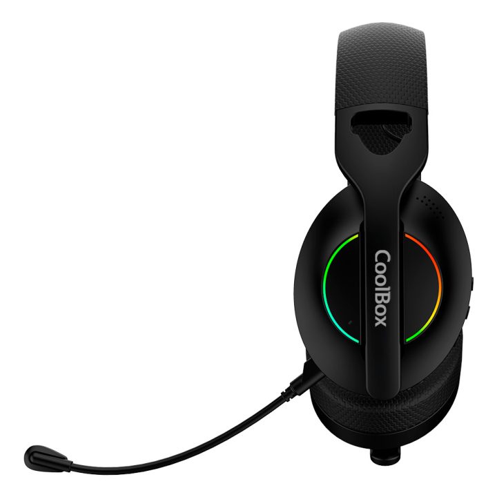 CoolBox WB01 RGB auscultadores de diadema sem fios e com cabo…