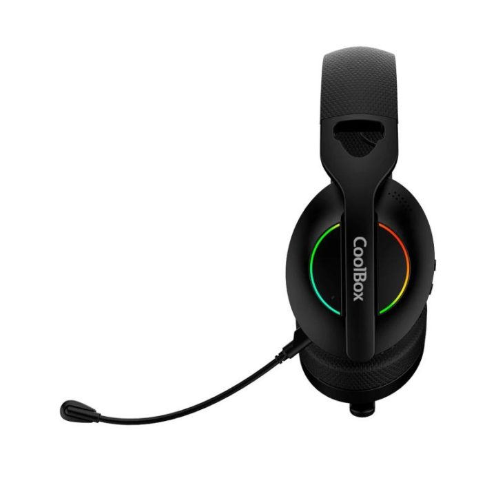 CoolBox WB01 RGB auscultadores de diadema sem fios e com cabo…