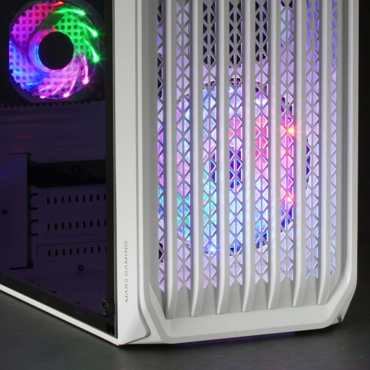 Mars Gaming MC-S2, Caja PC Compacta Gaming Micro-ATX, 2 Ventiladores…