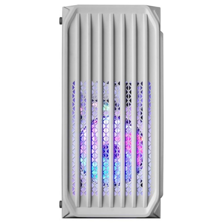 Mars Gaming MC-S2, Compact Micro-ATX Gaming PC Case, 2 FRGB Rainbow…