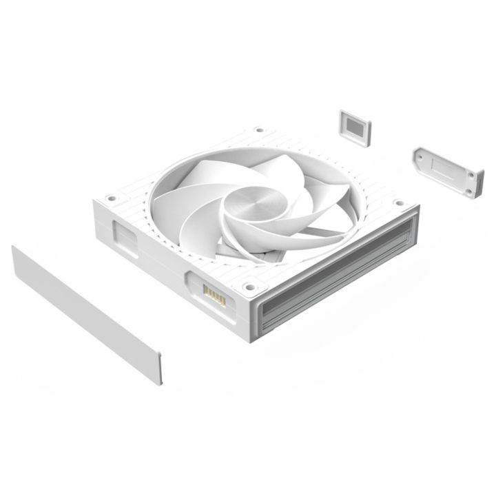 Zalman ZM-DF120R A3 Placa base Ventilador 12,4 cm Blanco 1 pieza(s)…
