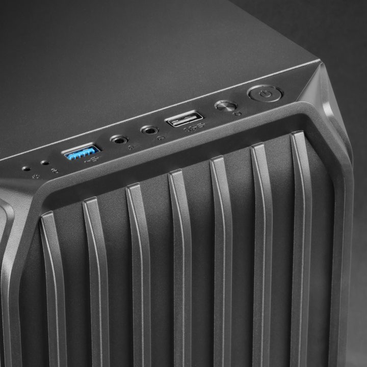 Mars Gaming MC-S2, Caja PC Compacta Gaming Micro-ATX, 2 Ventiladores…