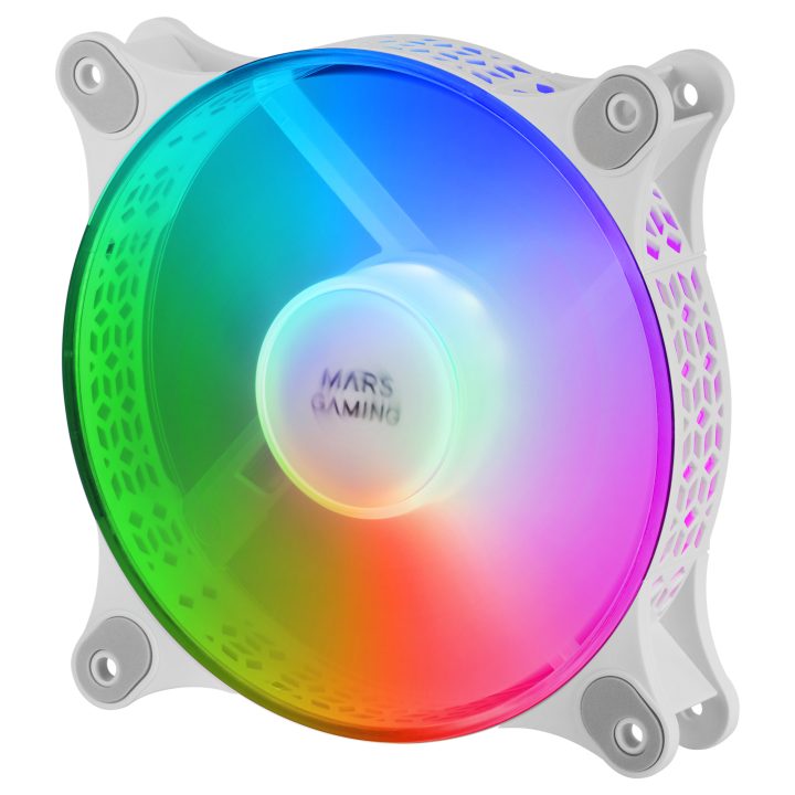 Mars Gaming MFDUO, Kit 2 Ventiladores FRGB Rainbow 360°…