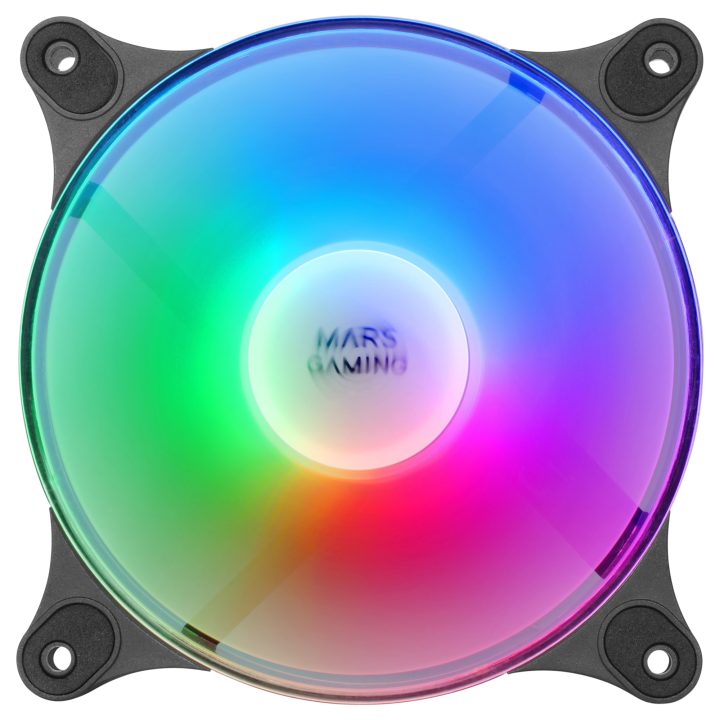 Mars Gaming MFDUO, Kit 2 Ventiladores FRGB Rainbow 360°…