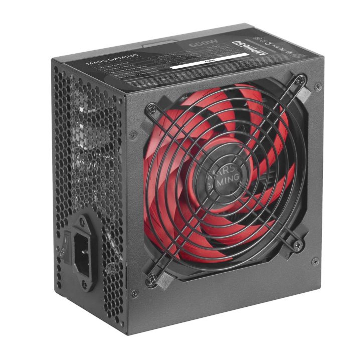 Mars Gaming MPIII650, Fuente Alimentación PC ATX 650W, 5 Años de…