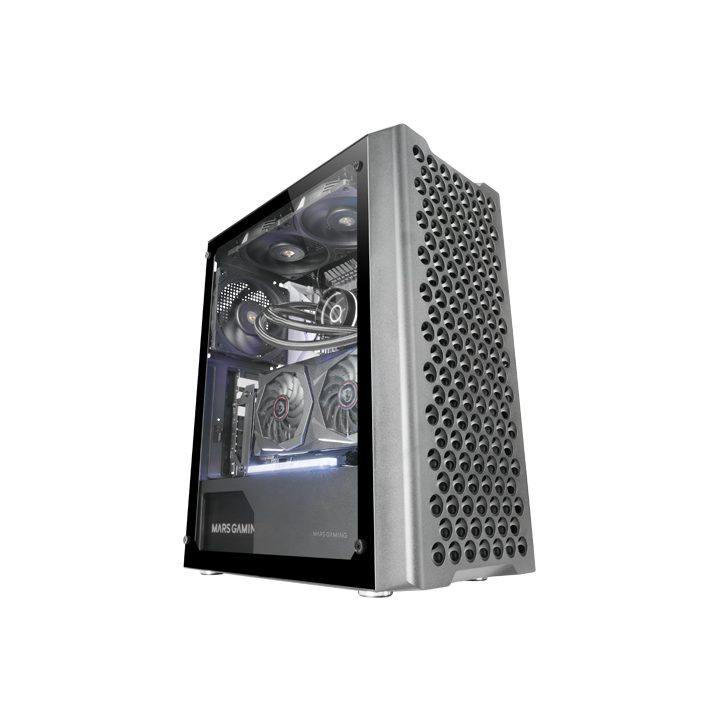 Mars Gaming MC-iPRO, Caja Profesional ATX, Rejilla Frontal de Malla…