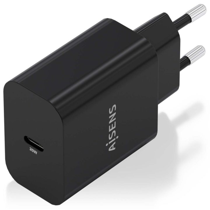 AISENS GaN Charger 20W, 1xUSB-C PD3.0, White