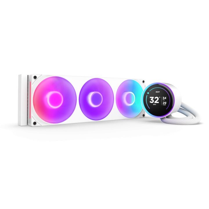 NZXT Kraken Elite 360 RGB CPU All-in-One Liquid Cooler 12 cm White 1…