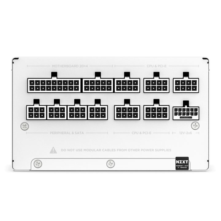 NZXT C1200 Gold Power Supply Unit 1200 W 24-pin ATX ATX White…