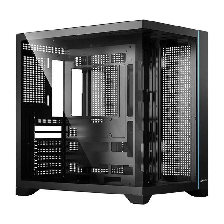 Hiditec H3 PRO Midi Tower Negro, Transparente