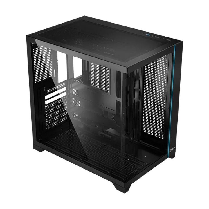Hiditec H3 PRO Midi Tower Negro, Transparente