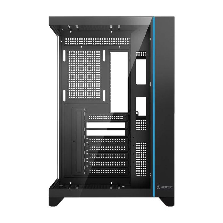 Hiditec H3 PRO Midi Tower Negro, Transparente
