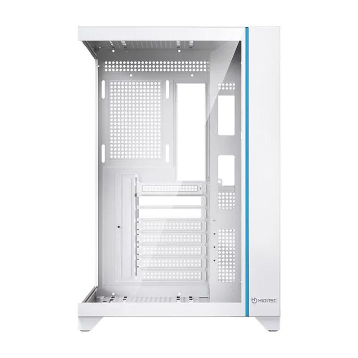 Hiditec H3 PRO Midi Tower Negro, Transparente