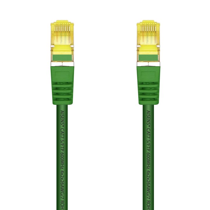 AISENS Patch Cable RJ45 LSZH Cat.7 600 MHz S/FTP PIMF AWG26, Yellow…