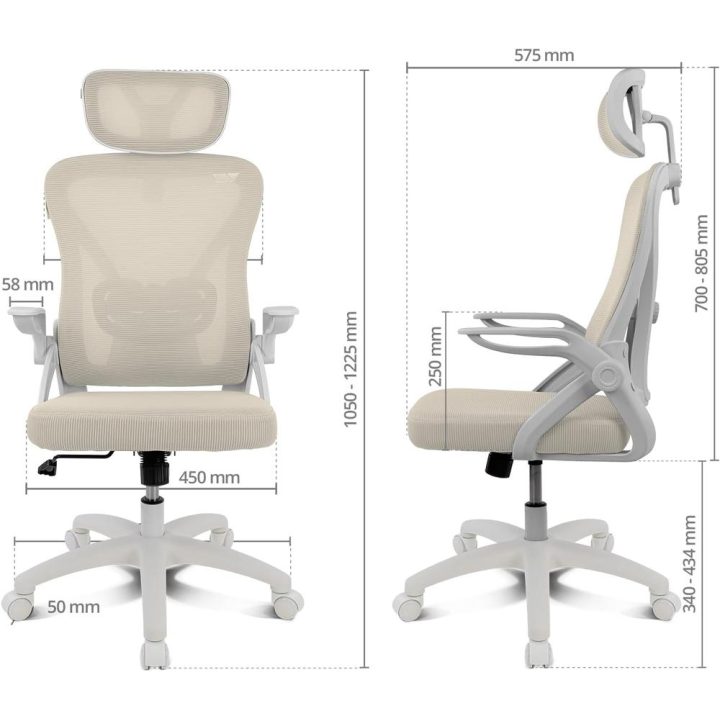 Drift Silla Gaming DRAIR35 Blanca/Beige (DRAIR35WB)