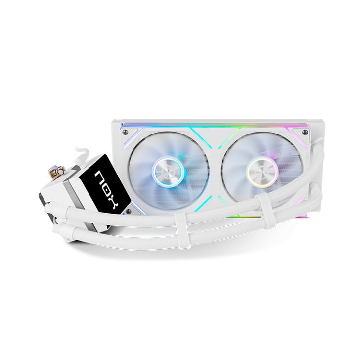NOX hummer kit rl m-240 LCD mag. ARGB blanco (NXHUMMERM240LCDWH)