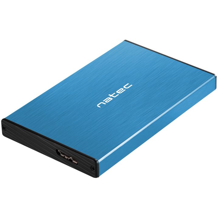 Natec Rhino GO 2.5" Hard Drive/SSD Enclosure Blue (NKZ-1280)