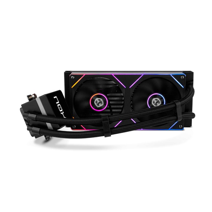 NOX hummer kit rl m-240 LCD mag. ARGB blanco (NXHUMMERM240LCDWH)