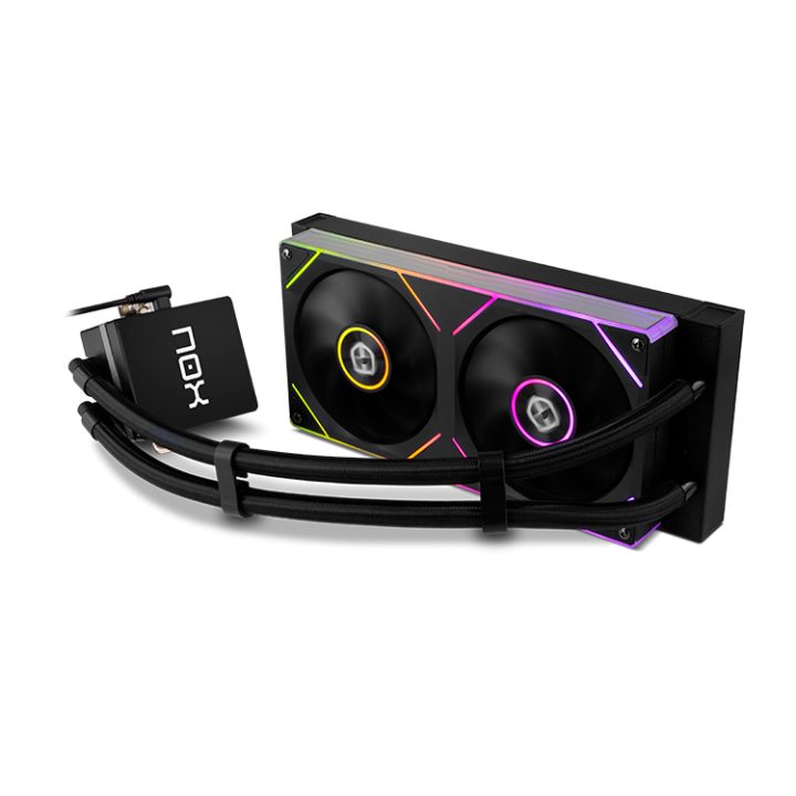 NOX hummer kit rl m-240 LCD mag. ARGB blanco (NXHUMMERM240LCDWH)