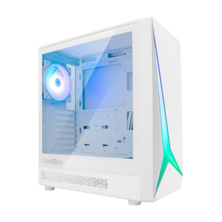 CoolBox GAMING ATX CASE GA450 STARLIGHT WHITE ARGB USB-C 3.2 GEN1 NO…