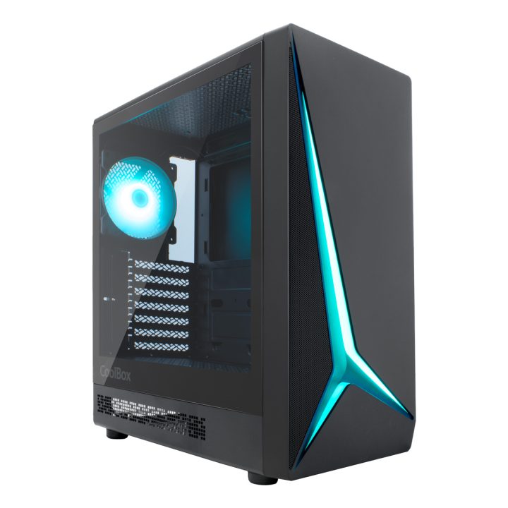 CoolBox GAMING CAIXA ATX GA450 STARLIGHT WHITE ARGB USB-C 3.2 GEN1…