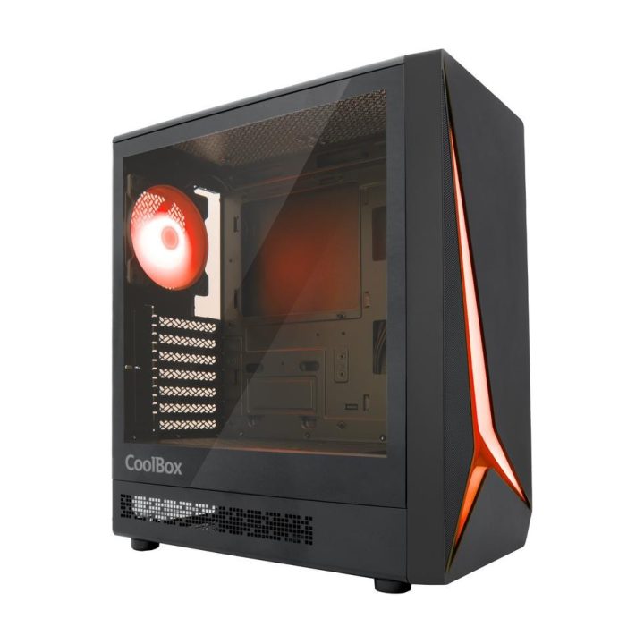 CoolBox GAMING CAJA ATX GA450 STARLIGHT WHITE ARGB USB-C 3.2 GEN1 SIN…