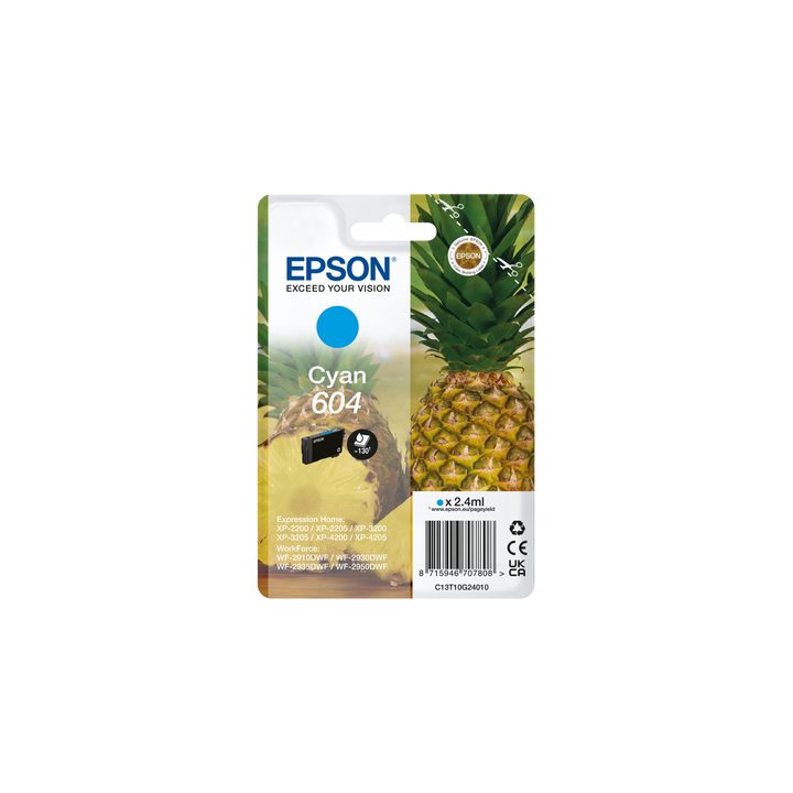 Epson Singlepack Yellow 604 Ink