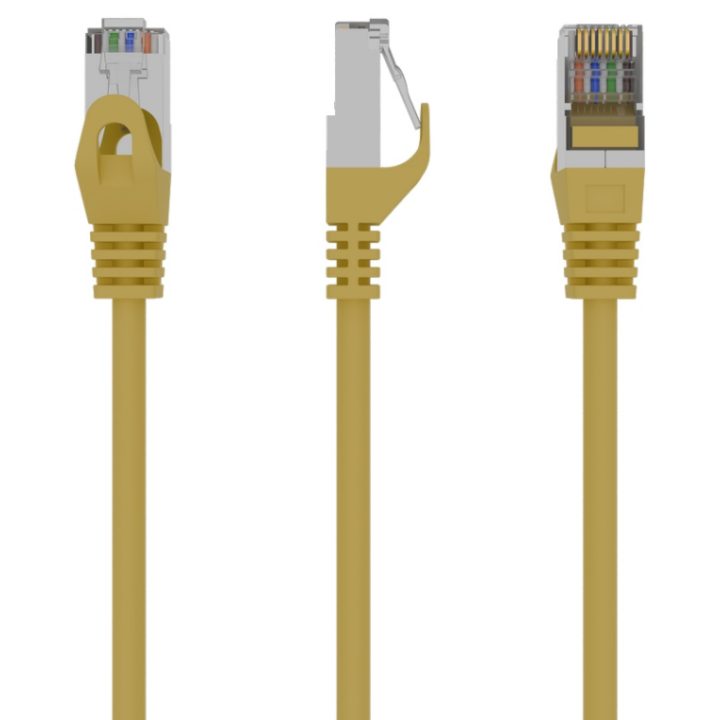 Gembird PP6-0.25M/Y Yellow Network Cable 0.25 m Cat6 F/UTP (FTP)