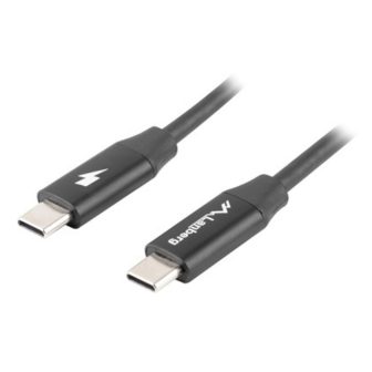 Cable USB-C Lanberg 0.5m-macho-macho-carga rapida-negro…