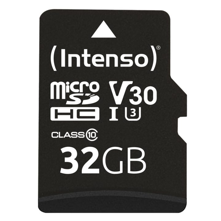 Tarjeta memoria micro SD Intenso 16GB profesional V30 + adaptador SD…