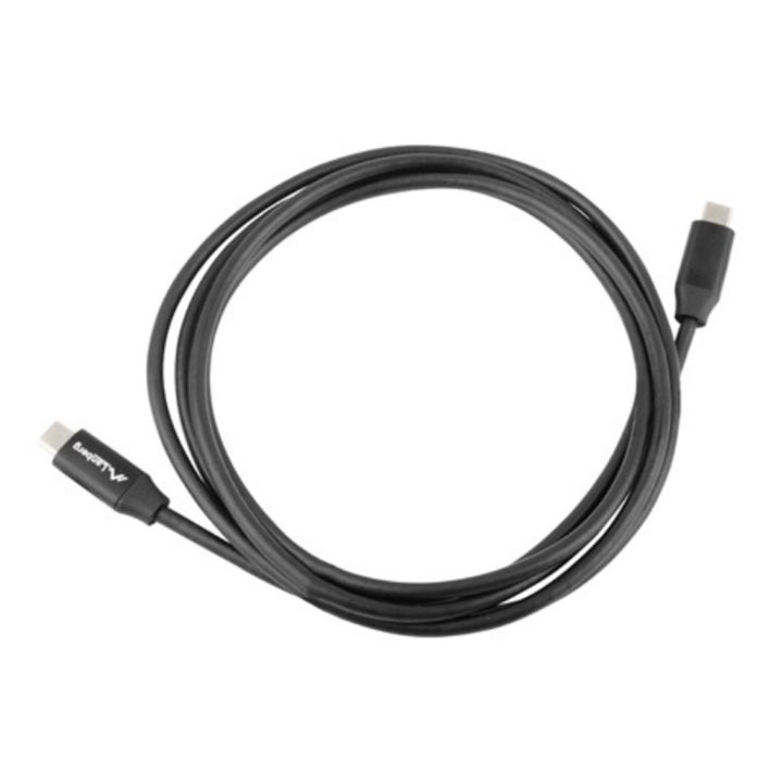 Cable USB-C Lanberg 0.5m-macho-macho-carga rapida-negro…
