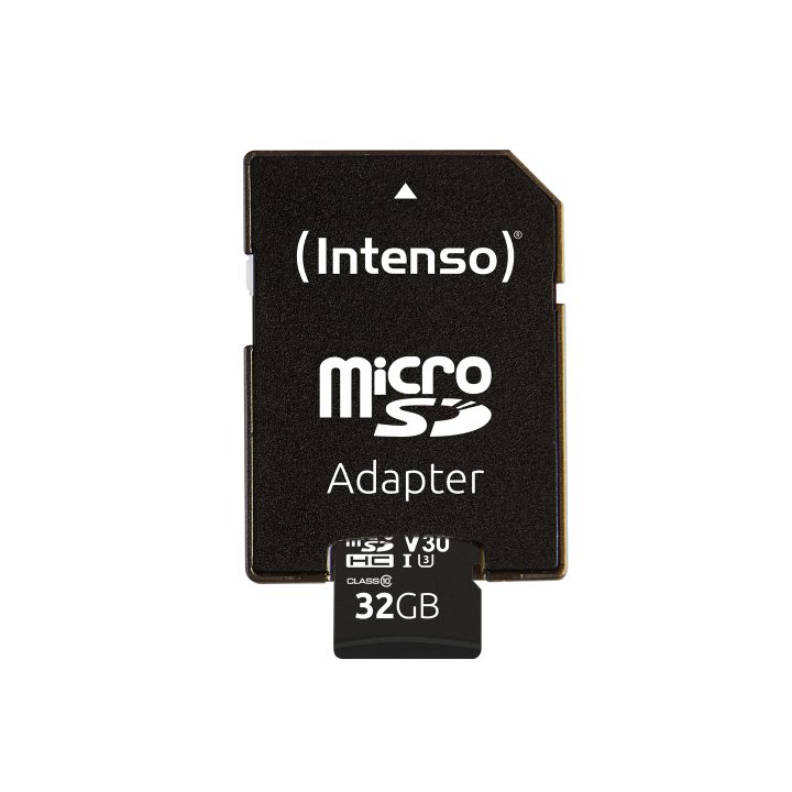 Intenso 16GB Professional V30 Micro SD Memory Card + SD Adapter…