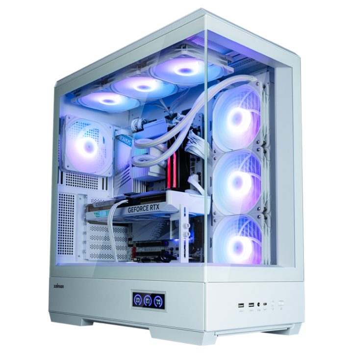 Zalman P50 DS White Midi Tower Blanco