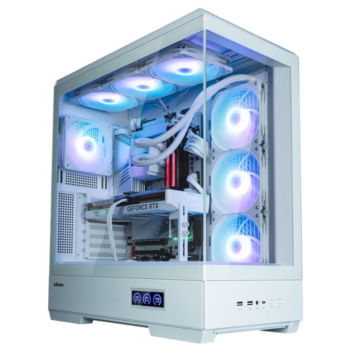 Zalman P50 DS White Midi Tower Blanco
