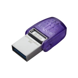 Kingston Technology DataTraveler 64GB microDuo 3C 200MB/s dual USB-A…