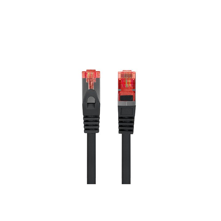 Lanberg Cat.6 S-FTP LSZH Cu Patch Cable 0.25m Black Fluke Passed…